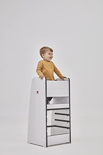 Bianconiglio Kids Â® Trusty: La Torre Montessori Regulable en 4 Posiciones con...