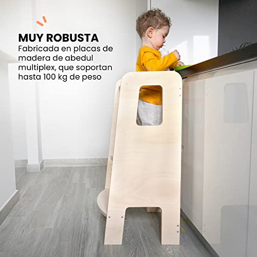 Ully by moblì®| la Primera Torre de observación Infantil de Madera Natural |...